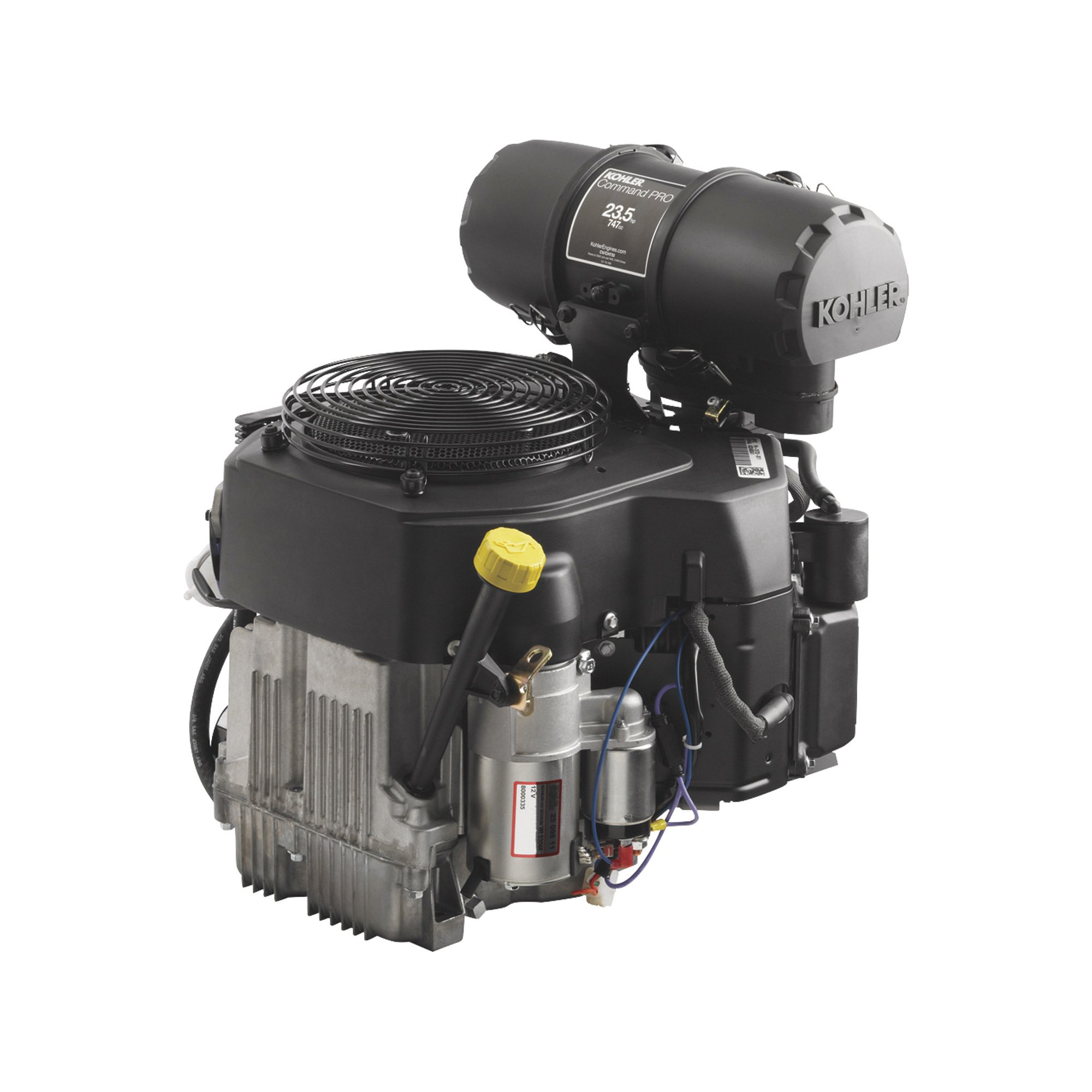 Kohler Command Pro OHV Horizontal Engine — 747CC, 23.5 HP, 20 Amp, Model# PA-CH732-3000